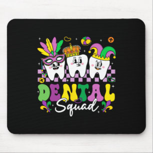 Dental Squad Hygiene Dental Crew Mardi Gras Carniv Muismat