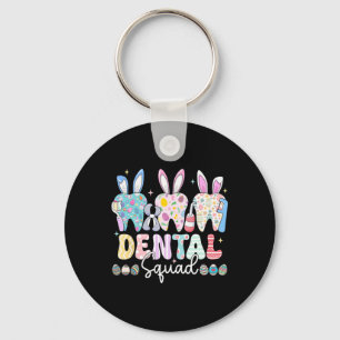 Dental Squad Pasen Dag Grappige Tanden Dental Ista Sleutelhanger