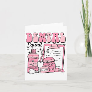 Dental Squad Retro Valentijnsdag Tandheelkundige O Kaart