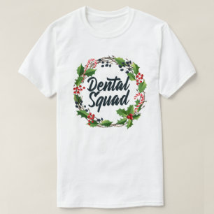 Dental Squad Santa Tooth Dental Assistant-vragen T-shirt