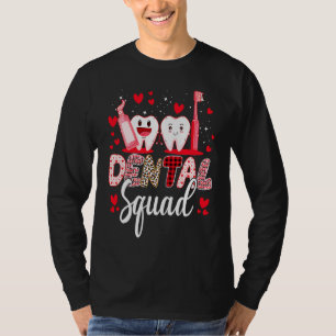 Dental Squad Tandartsassistent Tandarts Gelukkig V T-shirt