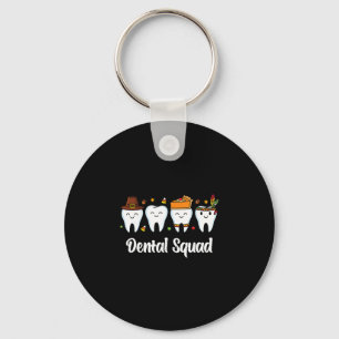 Dental Squad Thanksgiving Tanden Grappige Herfst H Sleutelhanger