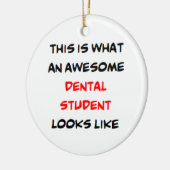 dental student, awesome keramisch ornament (Links)