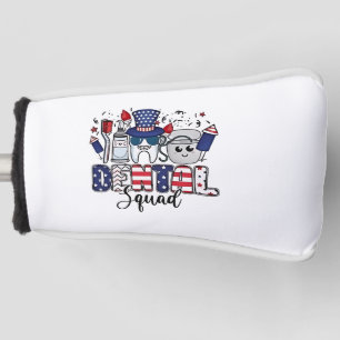 Dental Team Cute Tandarts Hygiënist 4 juli Golfheadcover