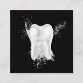 Dentale 3D Tandheelkundige Professionals Vierkante Visitekaartje (Voorkant)