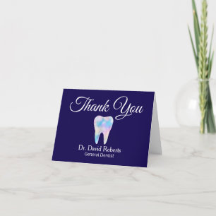 Dentale Elegante Aquarel Bedankkaart