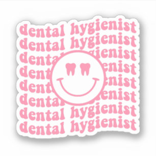 Dentale hygiënist Dentale hygiëne, oraal gebruik Sticker