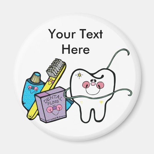 Dentale studie op 6 maart magneet (Voorkant)