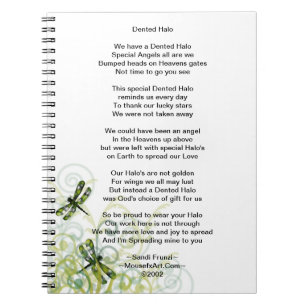 Dented Halo Poem Brain Surgery Notebook Notitieboek