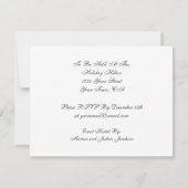 Dentelez la 21ème invitation de fête (Dos)