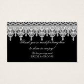 Dentelle à goutte d'oreille, Balises cadeaux Faveu (Dos)