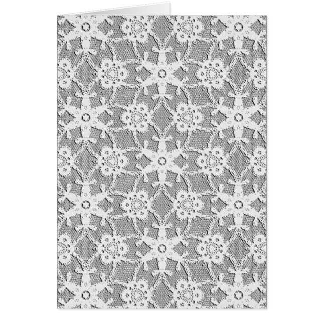 Dentelle antique - gris blanc et argent (Devant)