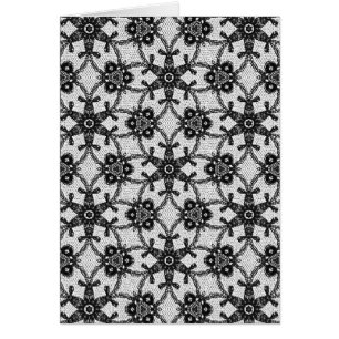 Dentelle antique - noir et blanc