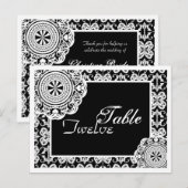 Dentelle blanche arabesque, carte postale (Devant / Derrière)