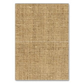 Dentelle blanche d'angle sur burlap mariage carte  (Dos)