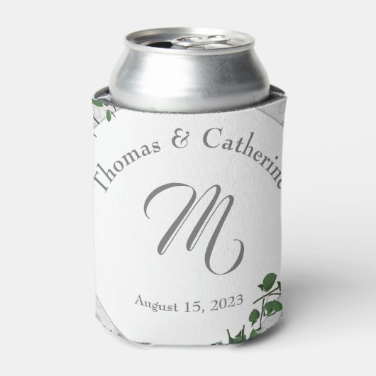 Dentelle blanche et Feuille Rose Glacière (Can devant)