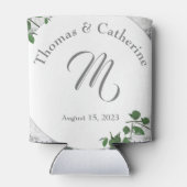 Dentelle blanche et Feuille Rose Glacière (Dos)