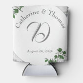 Dentelle blanche et Feuille Rose Glacière (Devant)