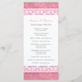 Dentelle blanche sur le corail rose programme de m (Devant)