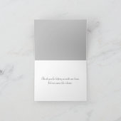 Dentelle blanche sur merci argenté (Intérieur)