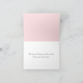 Dentelle blanche sur Merci Blush rose (Intérieur)
