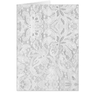 Dentelle blanche tombante