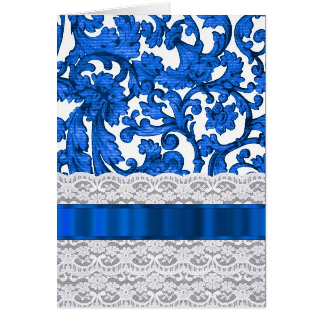 Dentelle bleue et blanche (Devant)