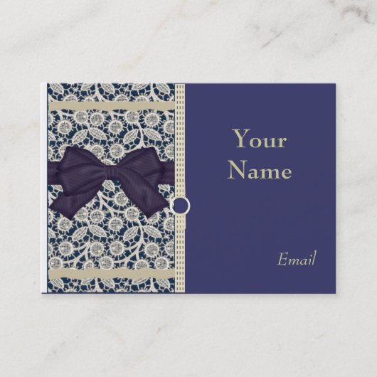 Dentelle bronzage élégante sur des cartes de (Devant)