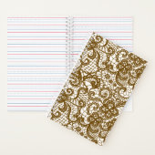 Dentelle Brown sur Carnet ivoire (À l'intérieur)