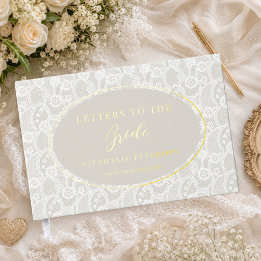 Dentelle Coquette Ivoire & Lettres Blanches à la M