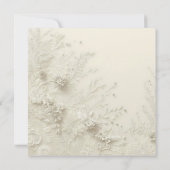 Dentelle crémeuse souple design & faire-part de ma (Dos)