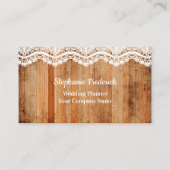 Dentelle de bois rustique pays Feminine Carte de v (Devant)