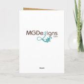 Dentelle de burlap FAUX, Merci mariage rustique (Dos)