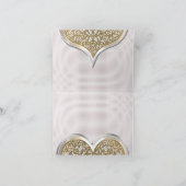 Dentelle de Champagne (carte de note de Merci de (Intérieur)