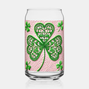Dentelle de coquette florale shamrock Saint Patric
