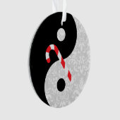 Dentelle de Faux noir et blanc Yin Yang avec Sucre (devant)