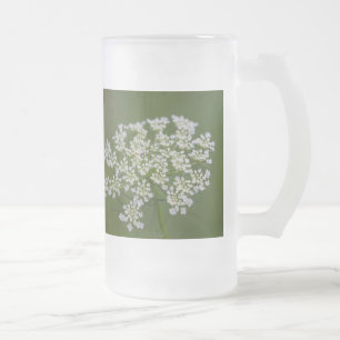 Dentelle de la reine Anne en verre givré Mug de bi