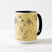 Dentelle de la reine Anne sur une Mug Combo (15 oz (Devant droit)