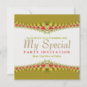 Dentelle délicate Invitation spéciale (Devant)