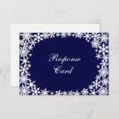 Dentelle d'hiver de la Marine RSVP (Devant / Derrière)