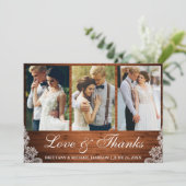 Dentelle en bois rustique 3 Photo Amour et Merci (Debout devant)