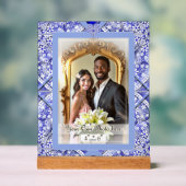 Dentelle en céramique Bleu de grèce (Neutre)