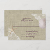 Dentelle et sable Dollar Beach Réponse (Devant / Derrière)