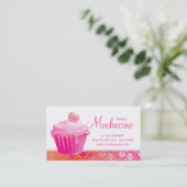 Dentelle florale de petit gâteau mignon de carte (Debout devant)