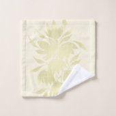 Dentelle Florale Texturée Golden Beige (Gant de toilette)