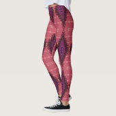 Dentelle fractale Purple+Terre Leggings roses ♥ Ps (Gauche)