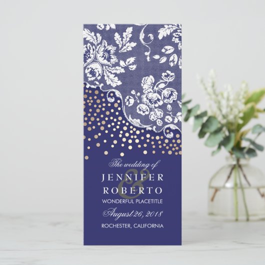 Dentelle / Gold Confetti Marine Programme de maria (Debout devant)