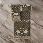 Dentelle grecque Bumblebebe Brown Jaune