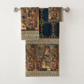 Dentelle grecque Renaissance Black Gold Beige Serv (En situation)