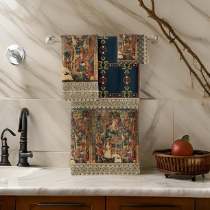 Dentelle grecque Renaissance Black Gold Beige Serv